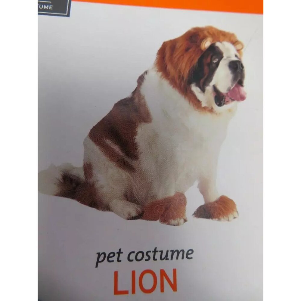 Lion Dog Costume Head piece and Leg Cuffs